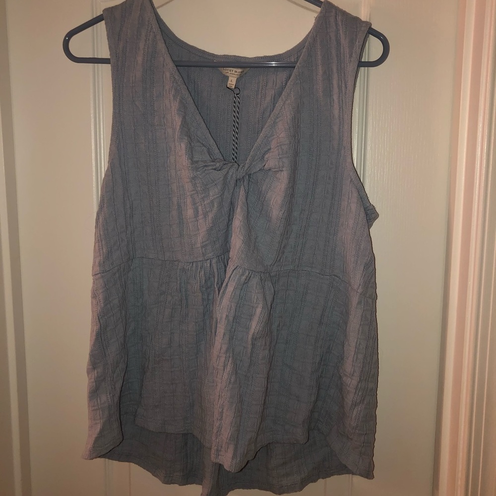 Lucky Brand Light Blue Tank Top!